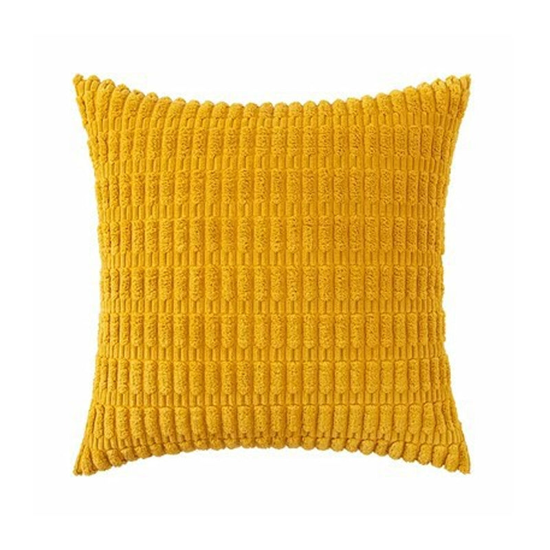 Corduroy Solid Color Throw Sofa Cushion Cover