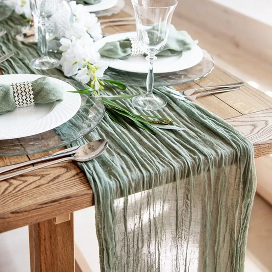 Vintage Semi-Sheer Table Gauze